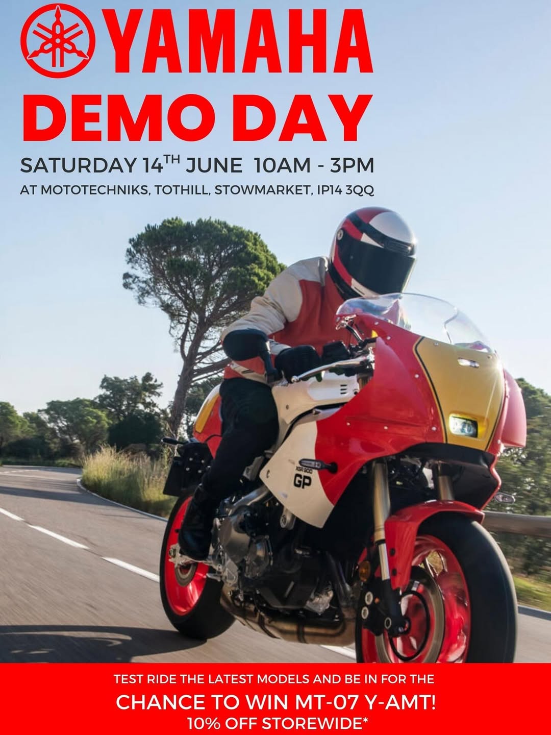 Yamaha Demo Day | Saturday 14 June 2025