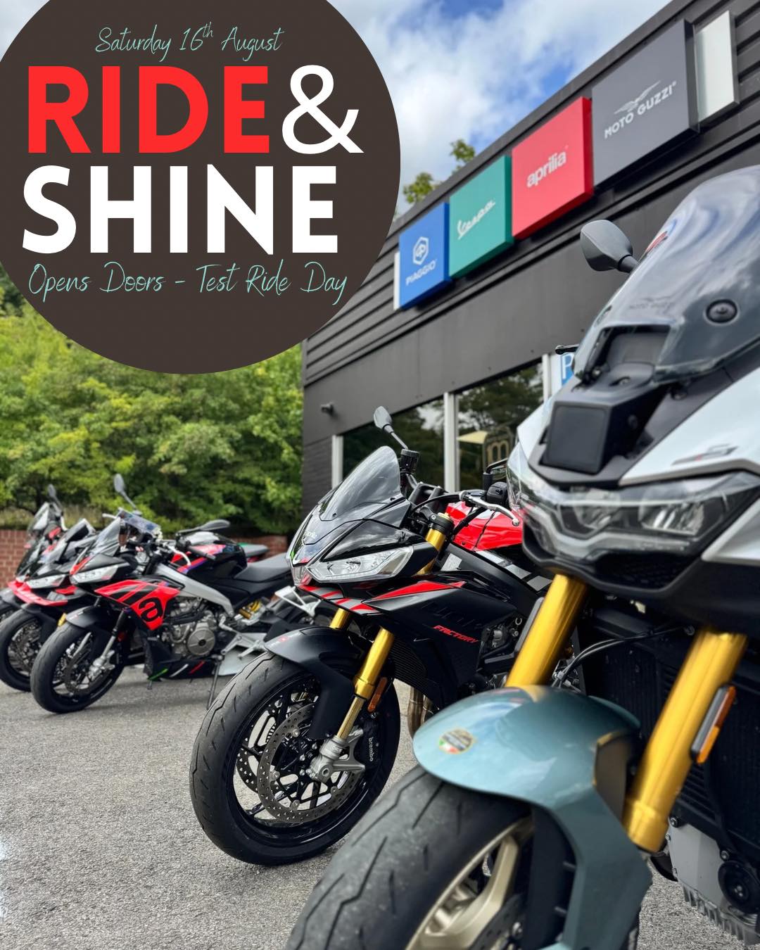 Ride & Shine | Saturday 16 August 2025