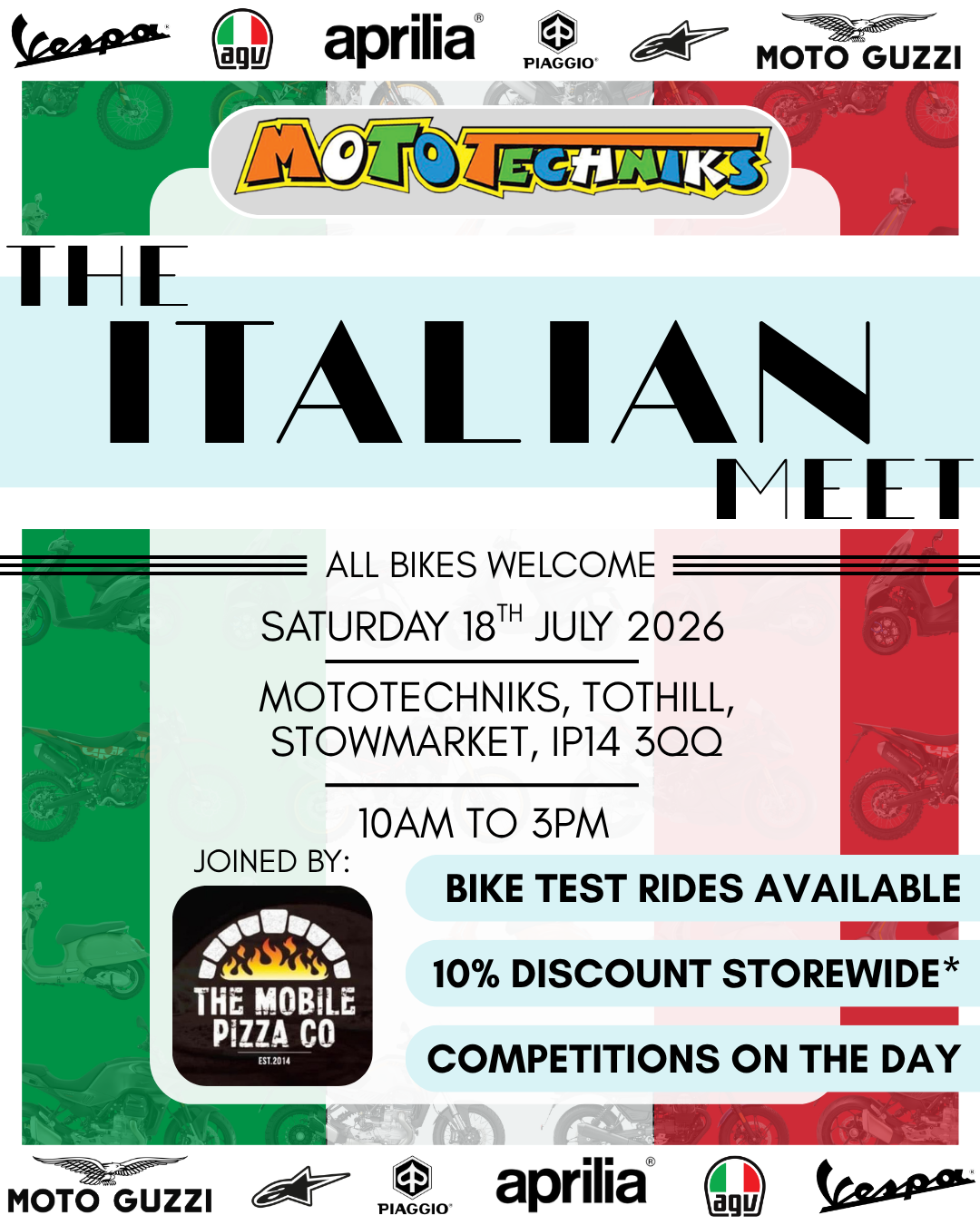 Italian Bike Meet | Saturday 18 July 2026