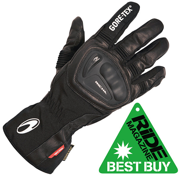 Richa Hurricane GTX Motorcycle Gloves Black