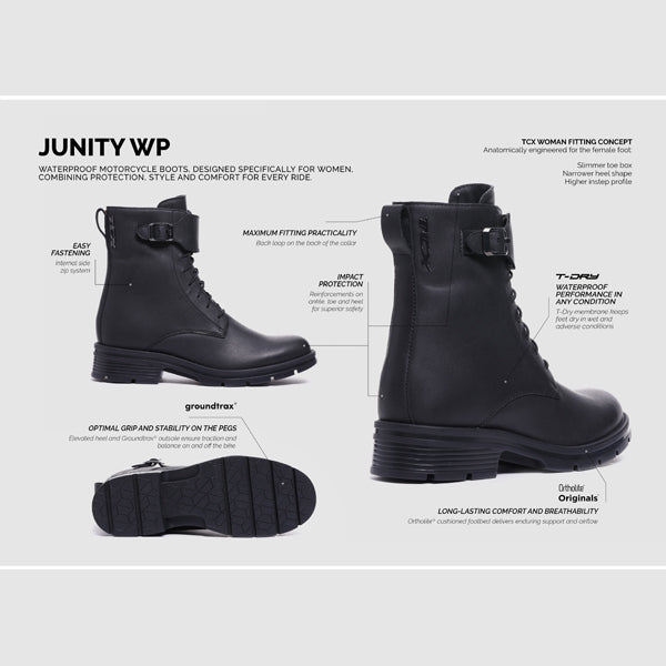 TCX Ladies Junity WP Motorcycle Boots