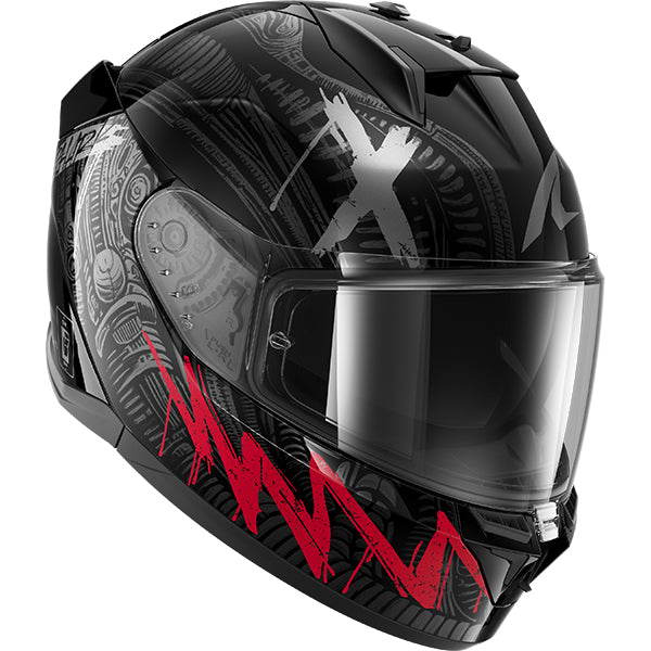 Shark D-Skwal 3 Shiever KAR Motorcycle Helmet