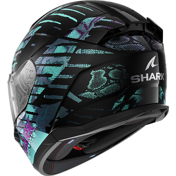 Shark D-Skwal 3 Reptaia KXK Motorcycle Helmet