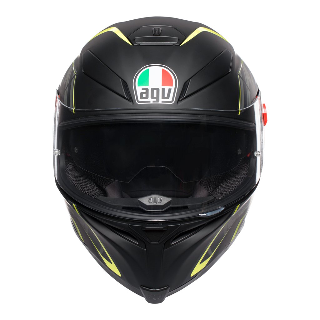 AGV K5-S Tornado Helmet Black/Fluro Motorcycle Helmet