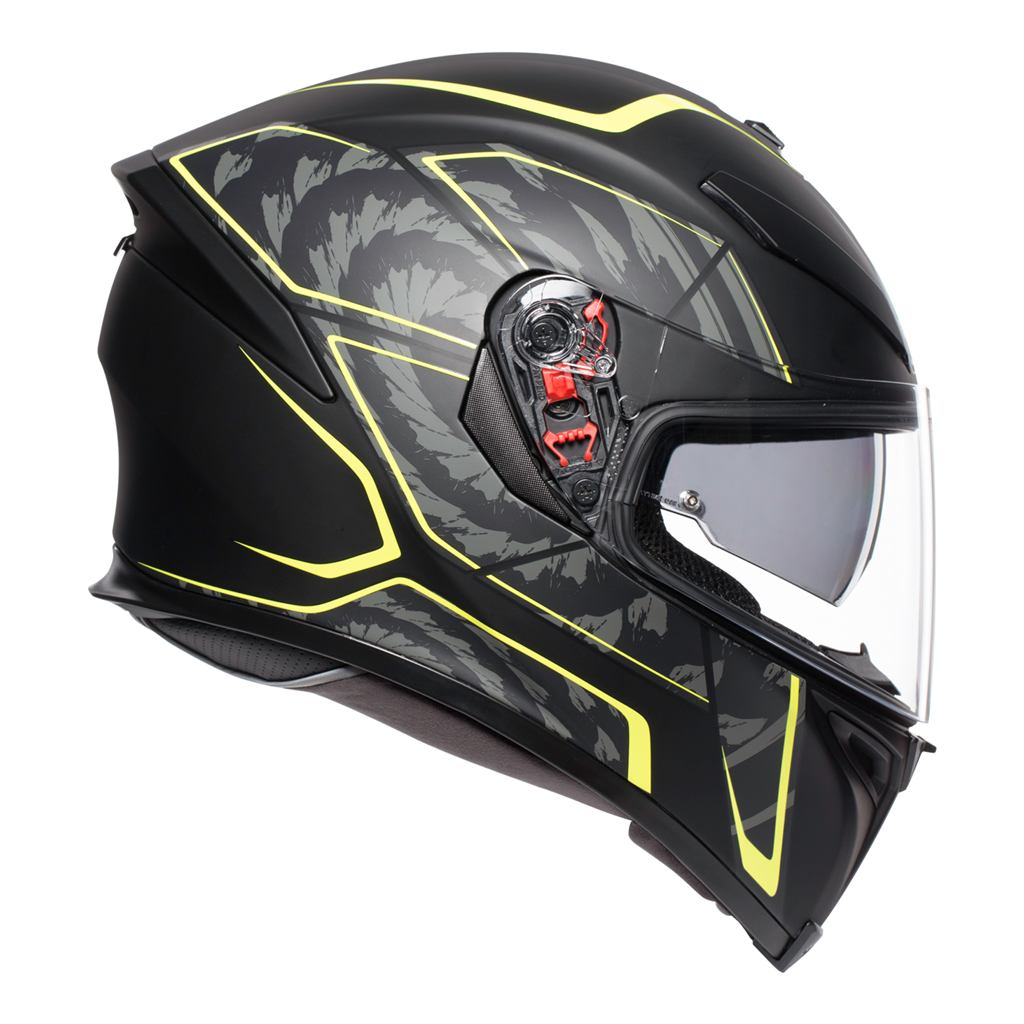 AGV K5-S Tornado Helmet Black/Fluro Motorcycle Helmet