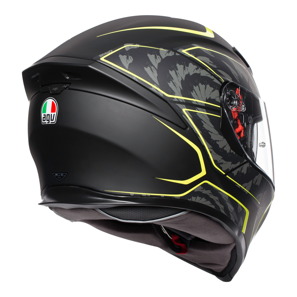 AGV K5-S Tornado Helmet Black/Fluro Motorcycle Helmet