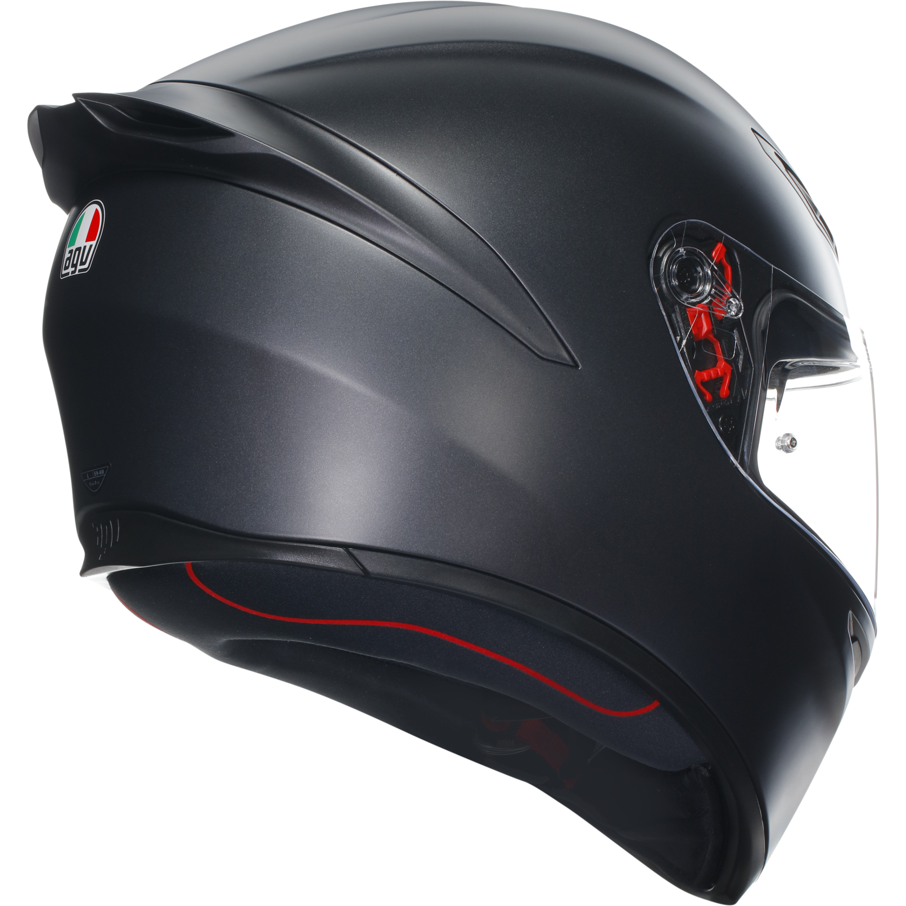 AGV K1-S Solid Matt Black Motorcycle Helmet