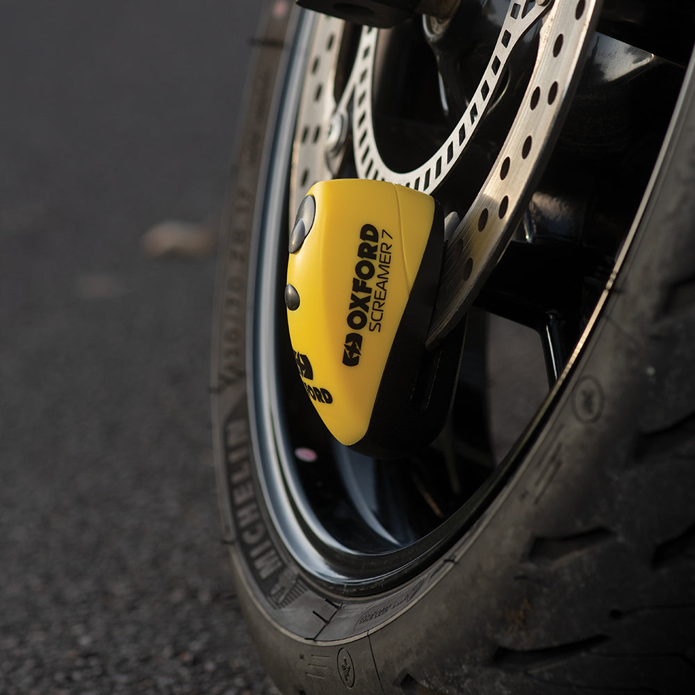 Oxford Screamer7 Alarm Disc Lock Yellow/Black