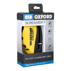Oxford Screamer7 Alarm Disc Lock Yellow/Black