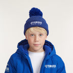 Yamaha Paddock Blue Kids Pompom Beanie image 1