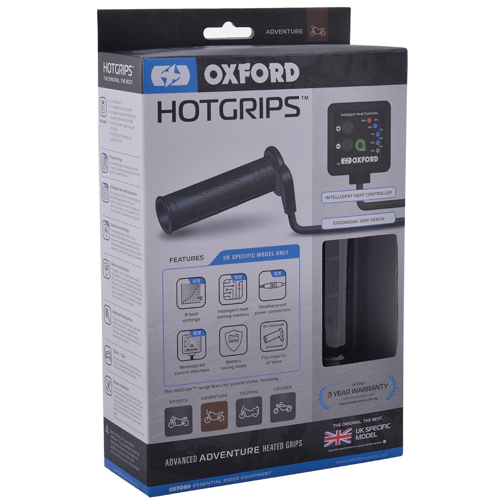 Oxford Premium Adventure Hot Grips (UK Specific)