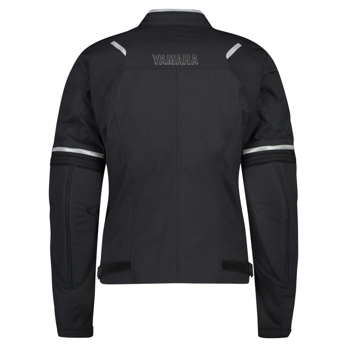 Yamaha Ladies MT Juneau Textile Motorcycle Jacket - Black/Silver