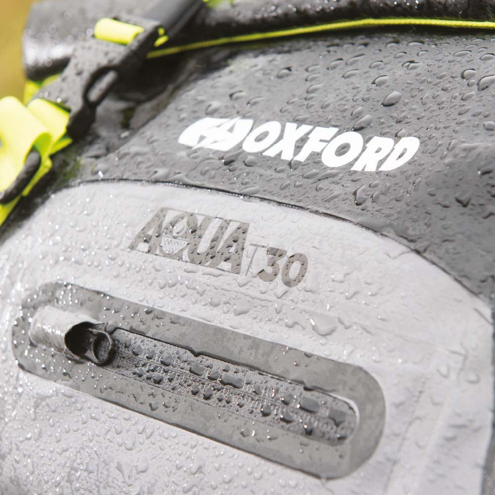 Oxford Aqua T-30 Roll Bag Black/Grey/Fluo