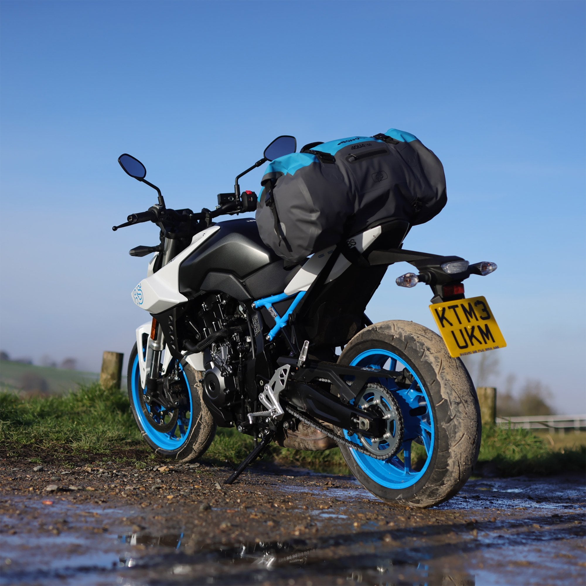 Oxford Aqua T-50 Roll Bag - Blue/Grey