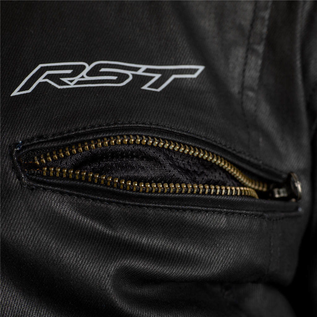 RST Brixton CE Textile Motorcycle Jacket - Black