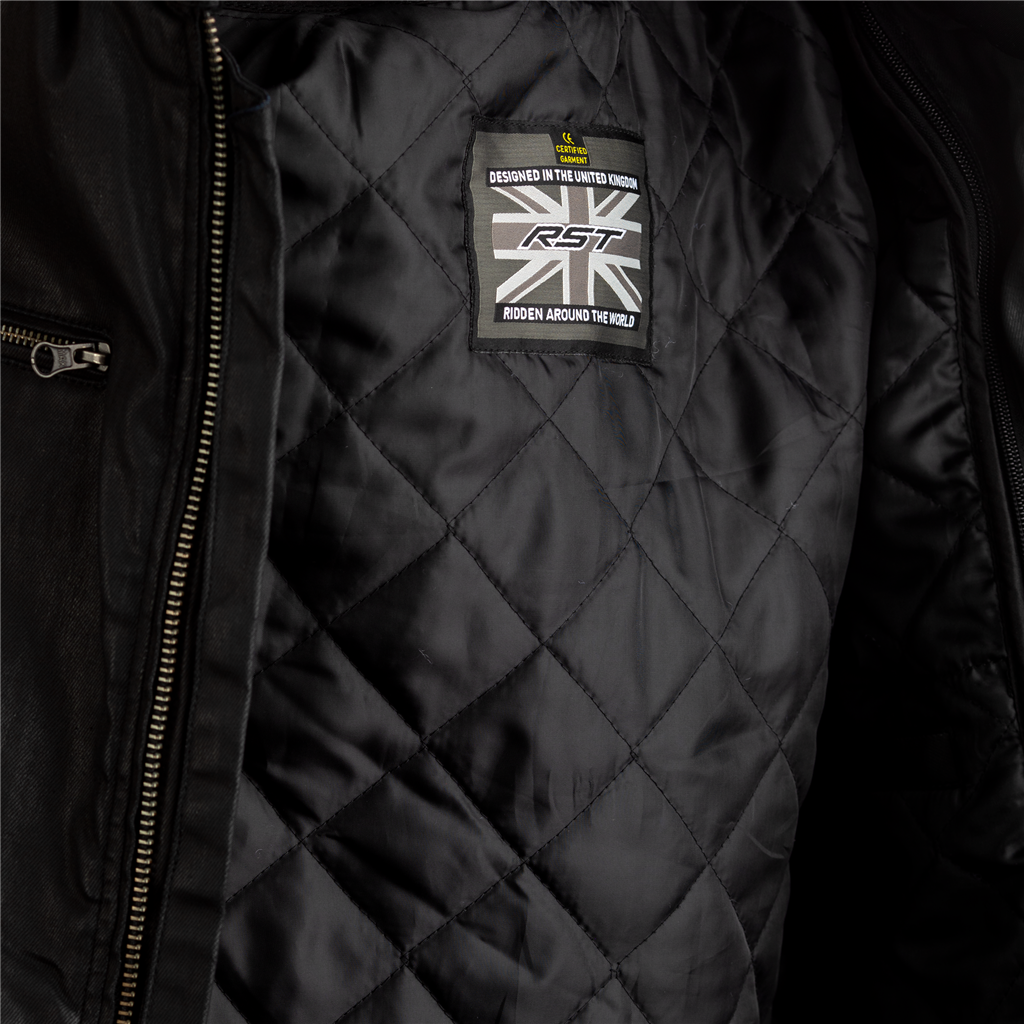RST Brixton CE Textile Motorcycle Jacket - Black