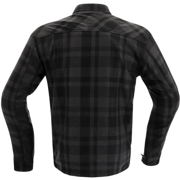 Richa Men's Forest Check Motorcycle Shirt - Black/Grey