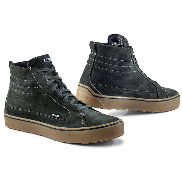 TCX Street 3 Waterproof Motorcycle Boots Green