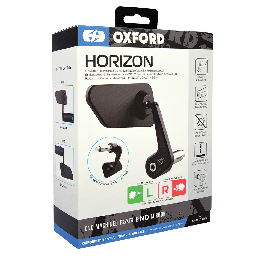 Oxford Horizon Bar End Mirror - Left
