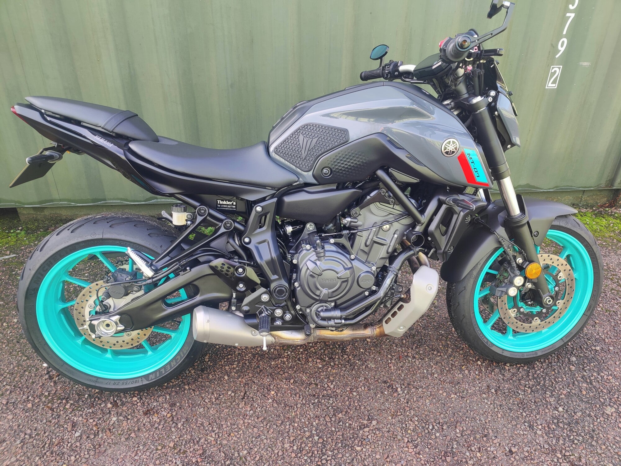 Yamaha MT-07 Cyan Storm – 2023