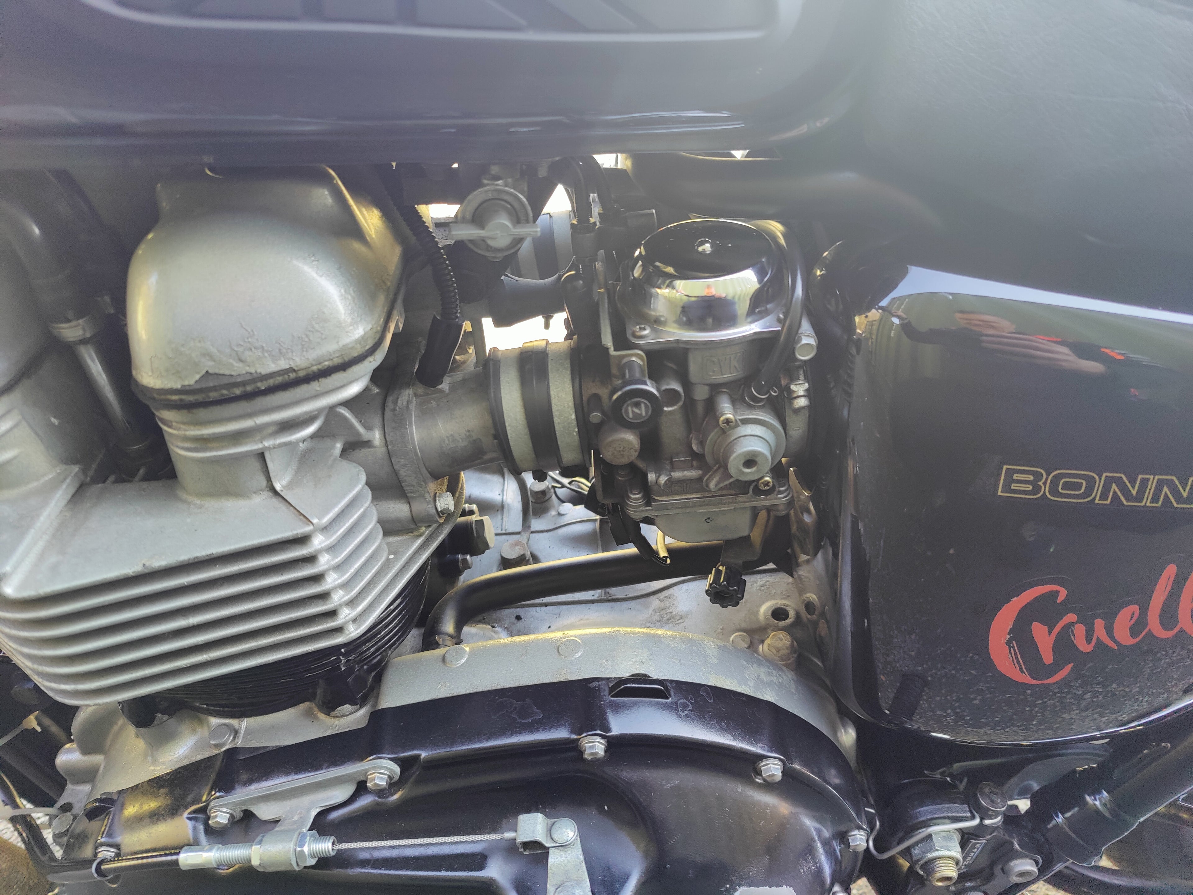 2006 Triumph Bonneville 790 in Black