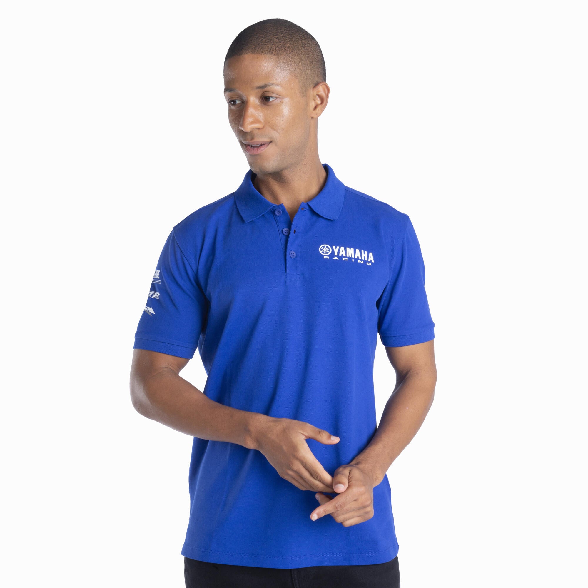 Yamaha Paddock Blue Essentials Mens Theems Polo