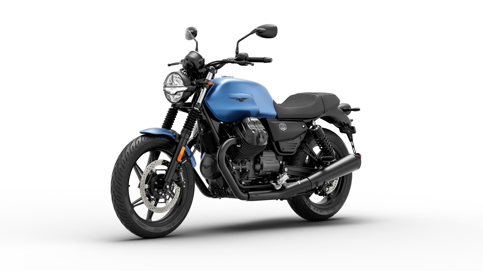 Moto Guzzi V7 Stone E5+ Blu Profondo