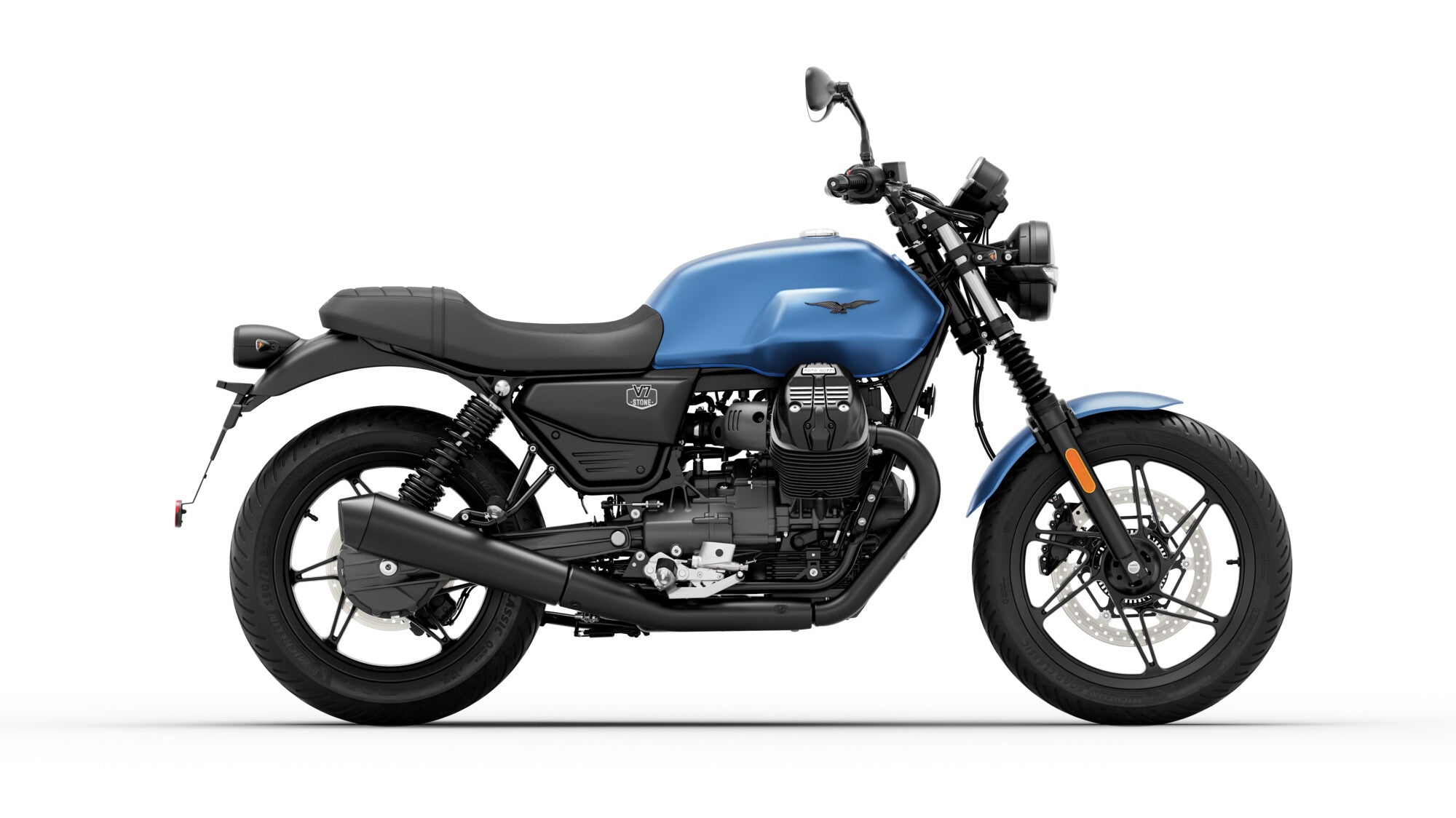 Moto Guzzi V7 Stone E5+ Blu Profondo