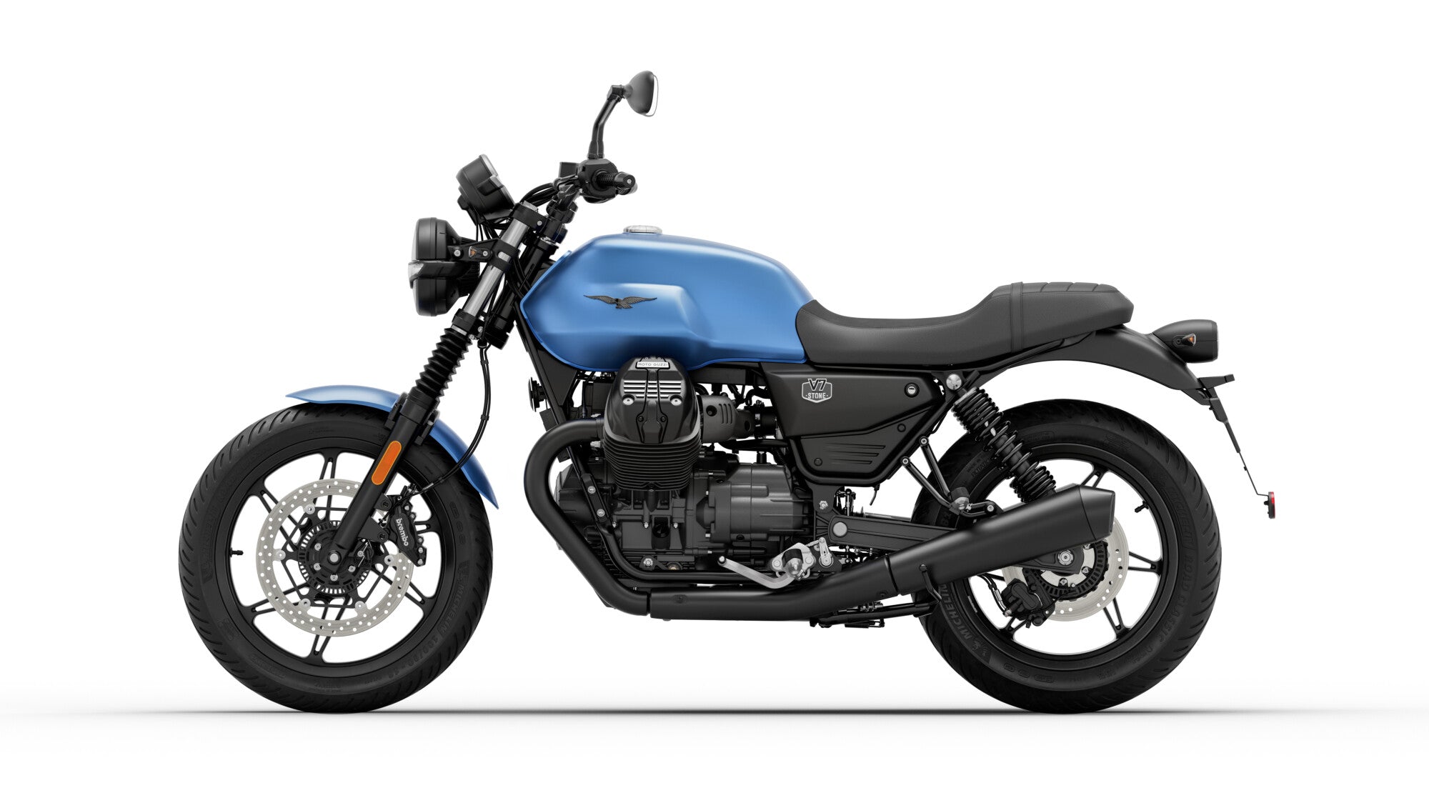 Moto Guzzi V7 Stone E5+ Blu Profondo
