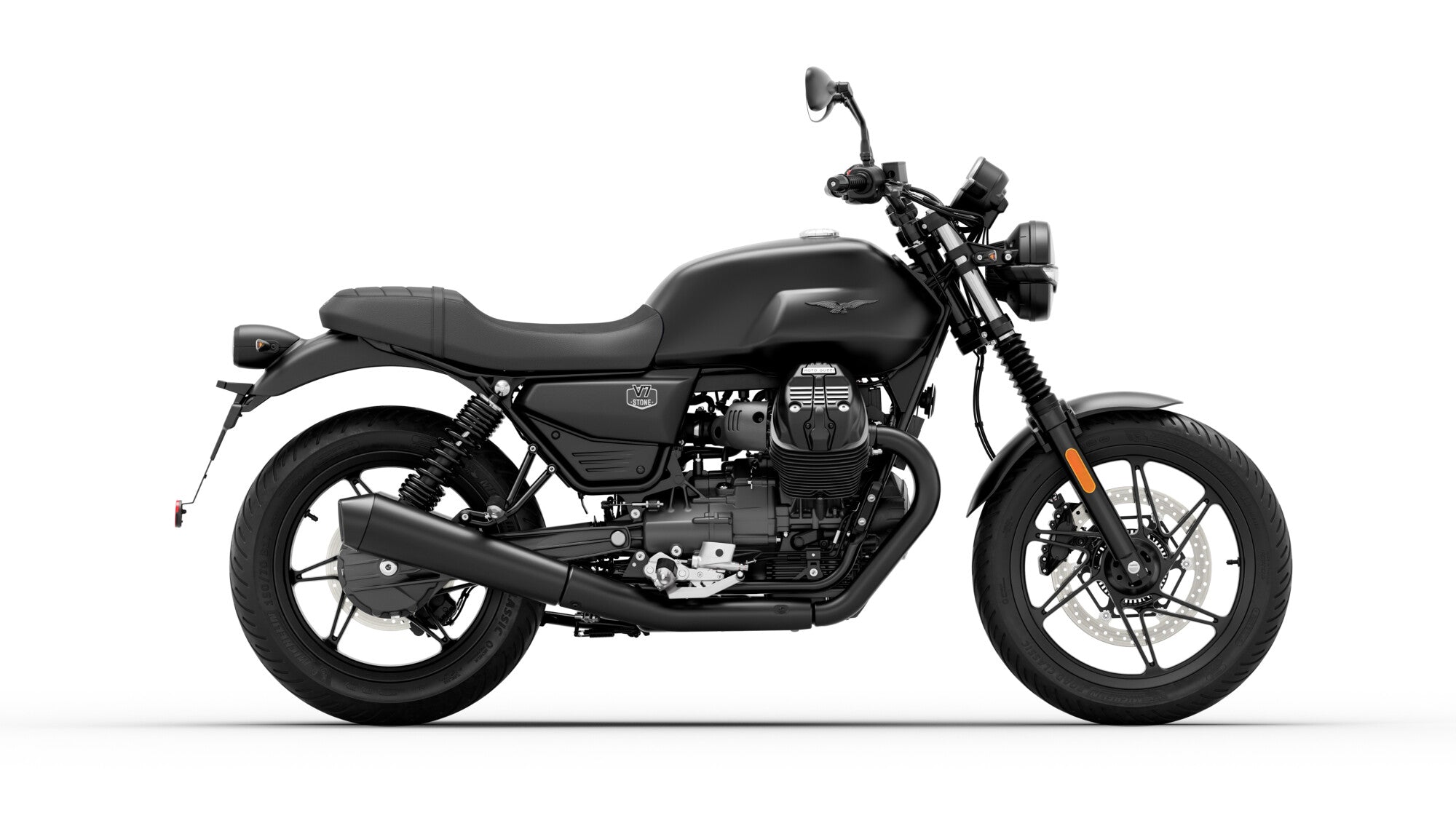 Moto Guzzi V7 Stone E5+ Nero Ruvido