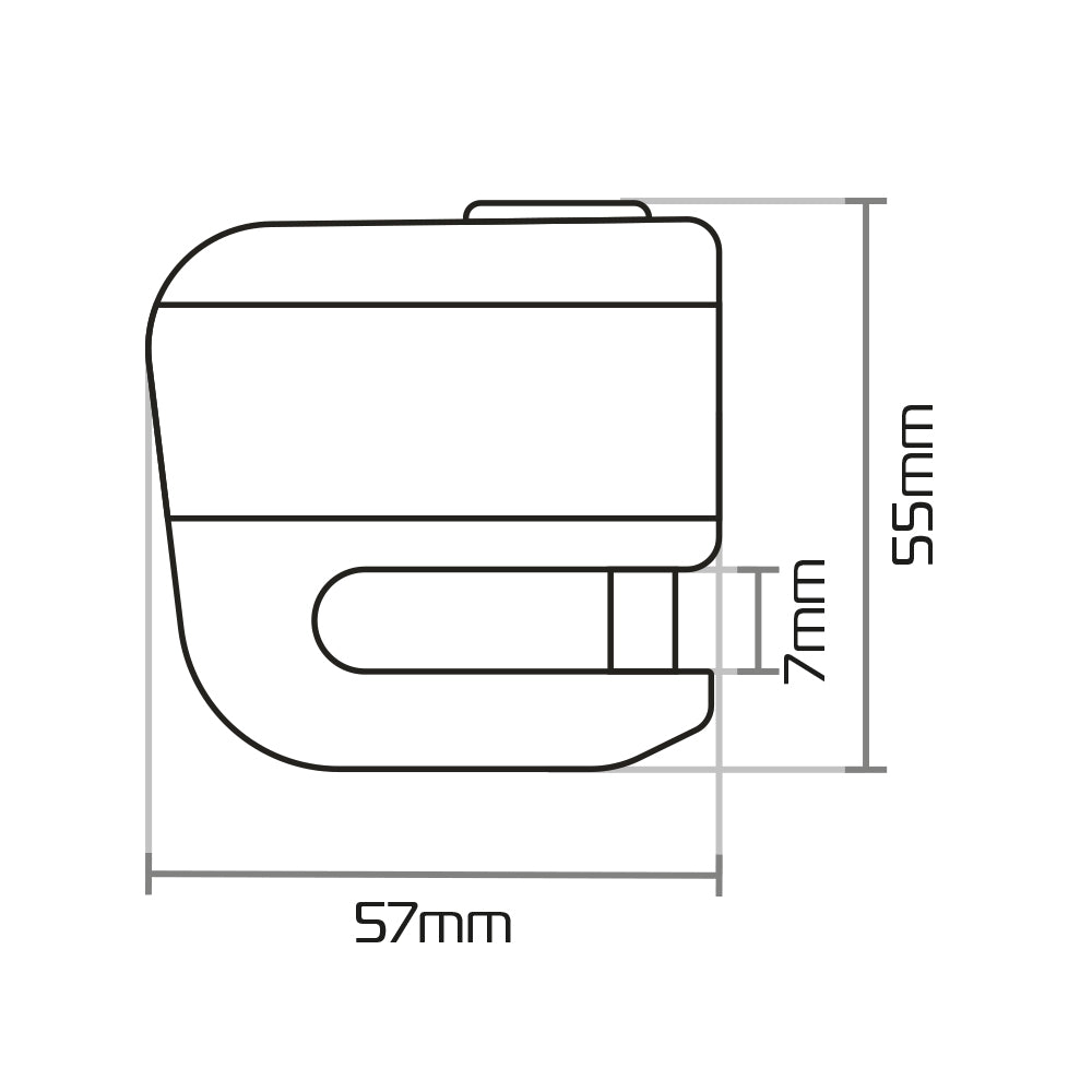 Oxford Micro XA5 Alarm Disc Lock