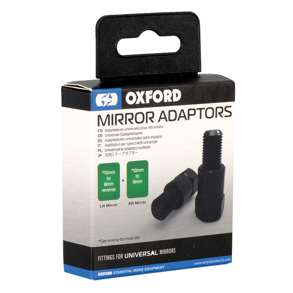 Oxford Mirror Adaptors- M10 Female To M8 Male