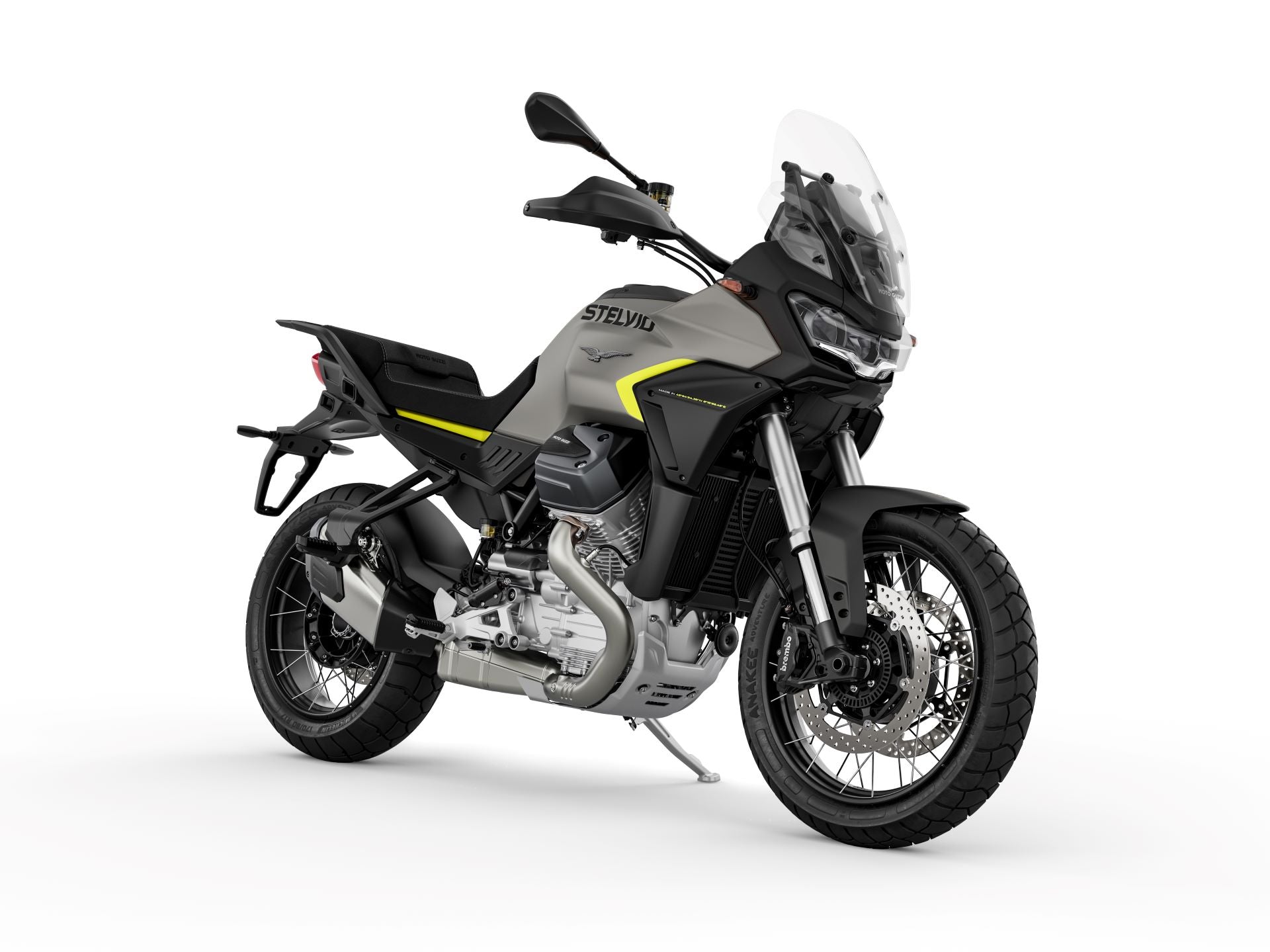 Moto Guzzi Stelvio Grigio Climing