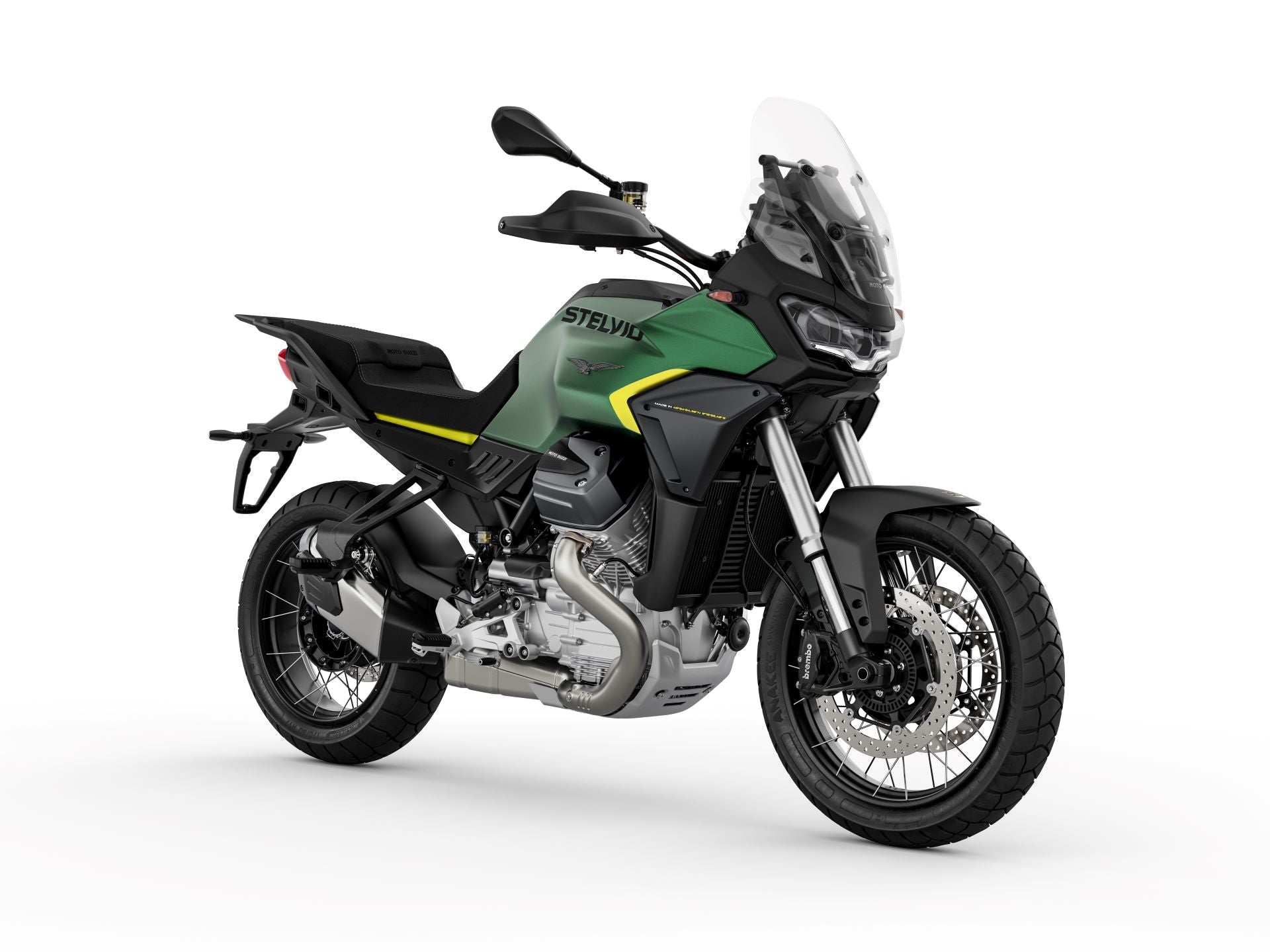 Moto Guzzi Stelvio Green Hiking