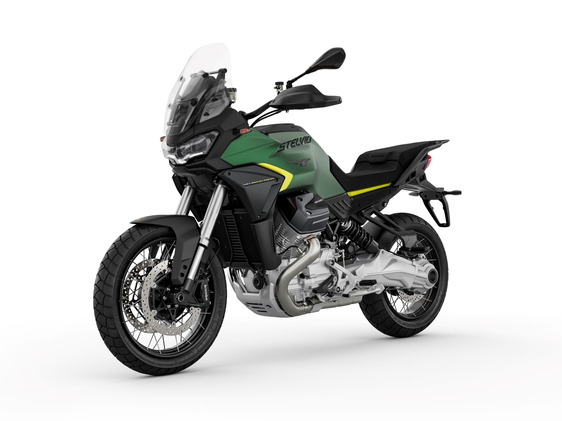 Moto Guzzi Stelvio Green Hiking