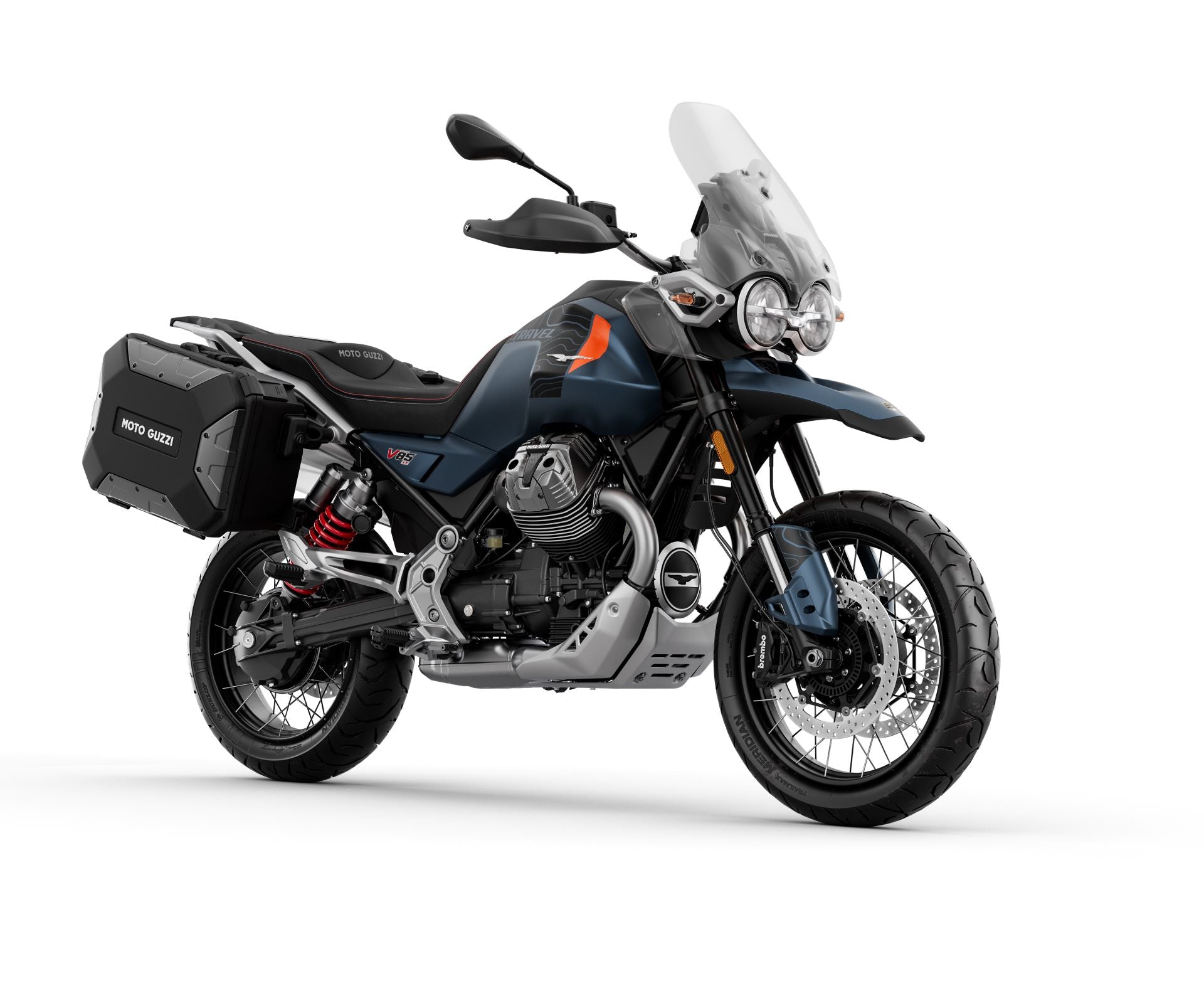 Moto Guzzi V85TT E5+ Travel Blu Zefiro