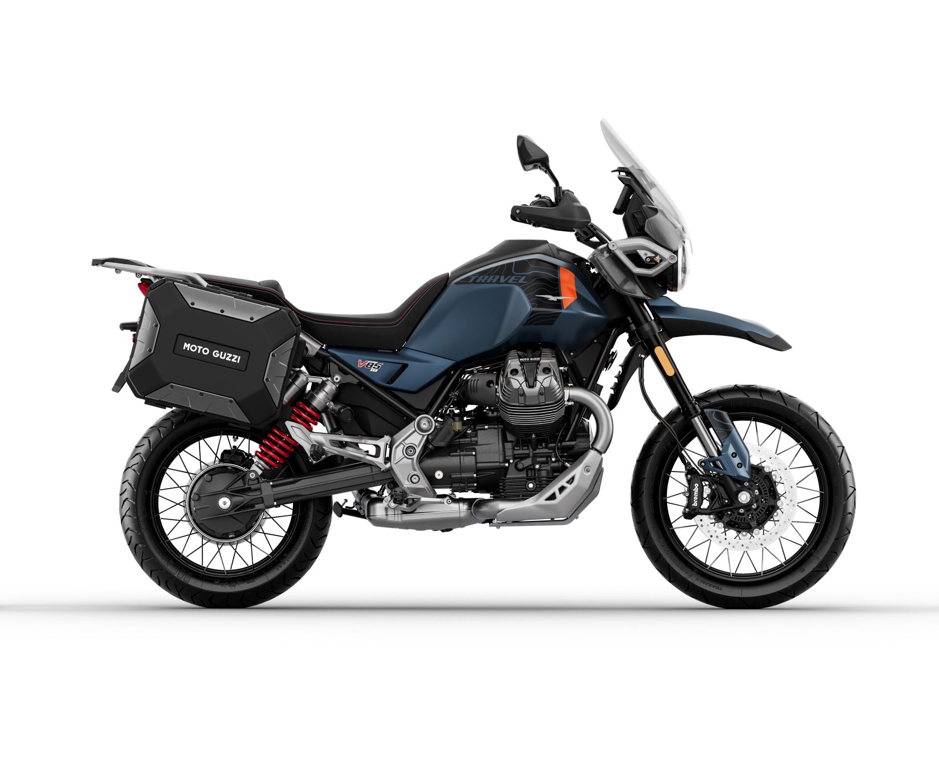 Moto Guzzi V85TT E5+ Travel Blu Zefiro