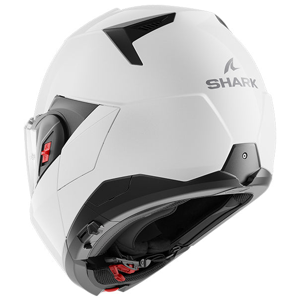 Shark OXO Blank White W05 Motorcycle Helmet