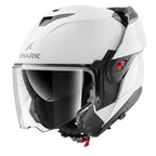 Shark OXO Blank White W05 Motorcycle Helmet