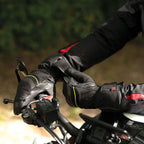 Oxford Polar 1.0 MS Motorcycle Gloves - Black/Fluro