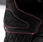 RST S1 CE Ladies Motorcycle Gloves - Black/Neon Pink