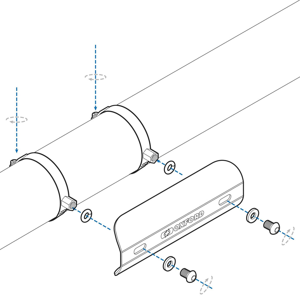 Oxford Exhaust Heat Shield - Various Designs