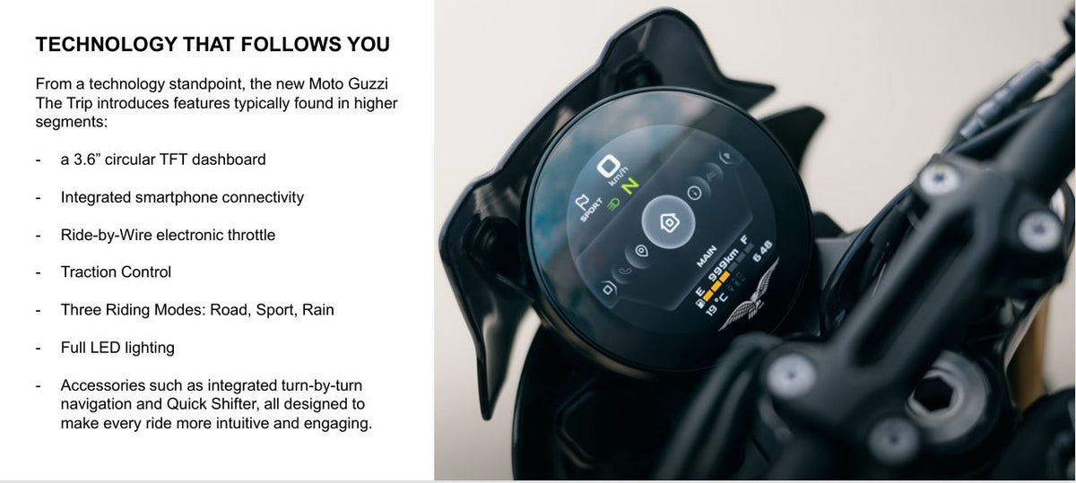 Moto Guzzi Trip 500 - Price TBC