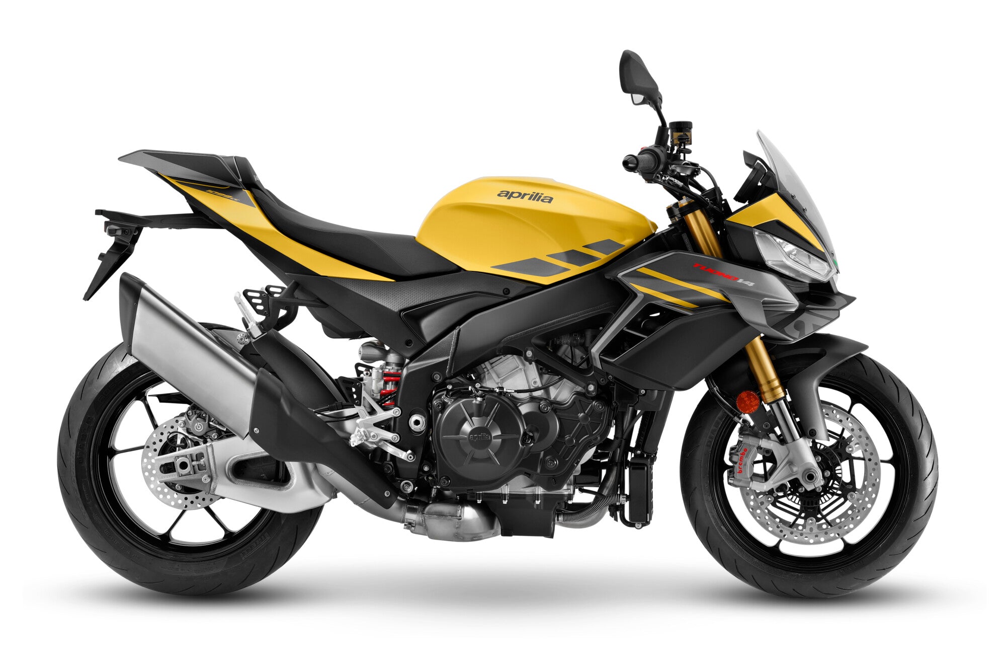 Aprilia Tuono V4 1100 Scorpion Yellow