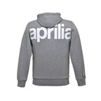 APRILIA WIDE PRINT FLEECE HOODIE – GREY