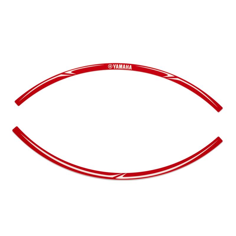 Genuine Yamaha Wheel Rim Stickers Red 17''