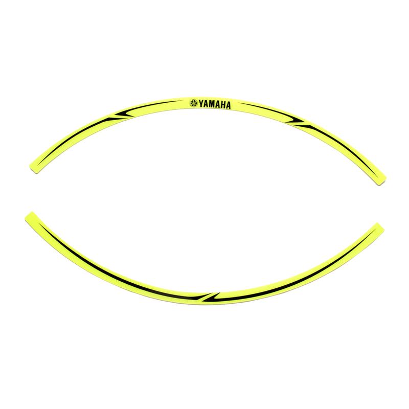 Genuine Yamaha Wheel Rim Stickers Yellow 17”