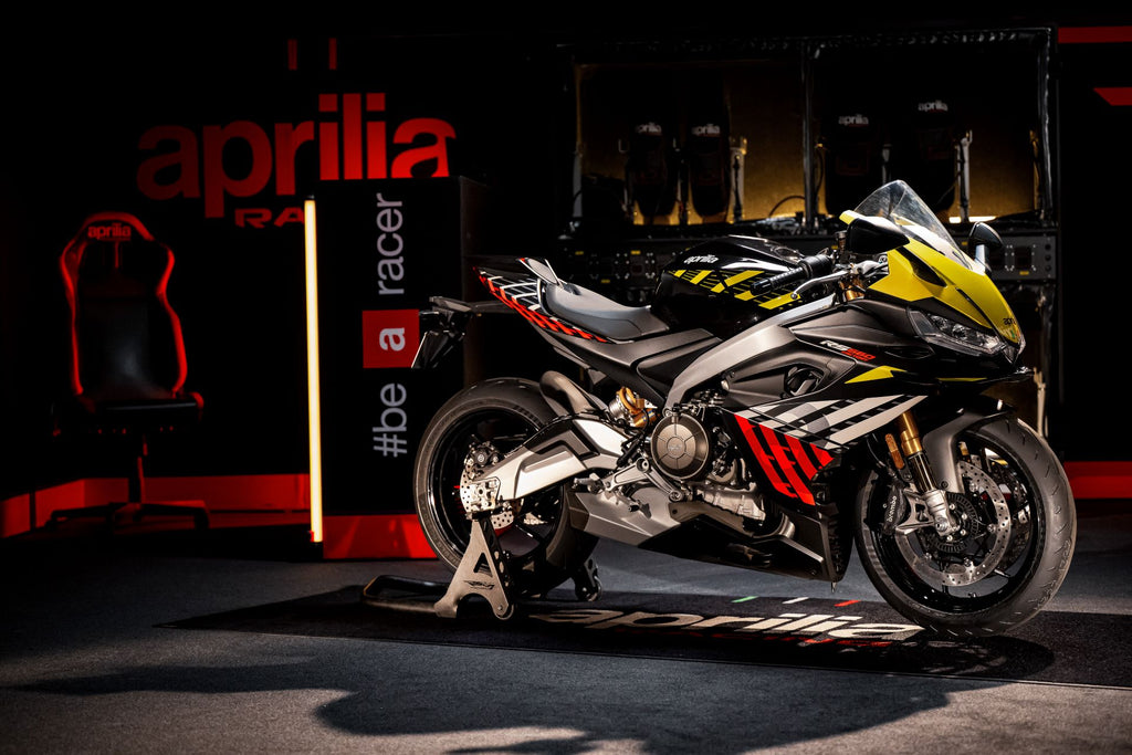 Aprilia RS 660 Factory Shakedown Yellow Pre-Reg