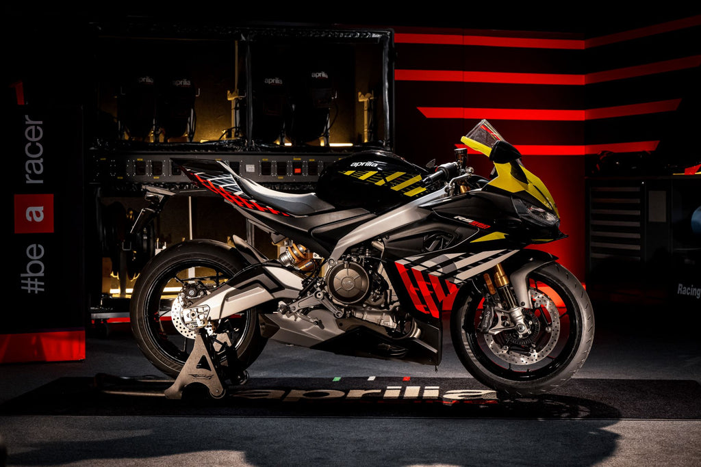 Aprilia RS 660 Factory Shakedown Yellow Pre-Reg