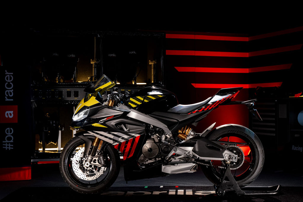 Aprilia RS 660 Factory Shakedown Yellow Pre-Reg